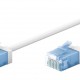 GOOBAY καλώδιο δικτύου 74286, CAT 6A U/UTP, slim, copper, 500MHz, 1m, λευκό