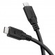 GOOBAY καλώδιο USB-C 74196, USB4, 100W, 20Gbps, 4K/60Hz, 1.5m, μαύρο