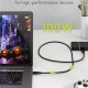 GOOBAY καλώδιο USB-C 74197, USB4, 100W, 20Gbps, 4K/60Hz, 2m, μαύρο