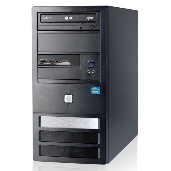 TAROX PC MT, Refurbished Grade A Repainted, E5700, 2GB, 320GB HDD, DVD, FreeDOS - Refurbished PC