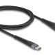 DELOCK καλώδιο USB σε USB-C 81121, 60W, 480Mbps, 1m, μαύρο