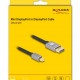 DELOCK καλώδιο mini DisplayPort σε DisplayPort 81091, 8K/60Hz, 32.4 Gbps, 1m, μαύρο
