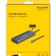 DELOCK USB-C hub 63410 με διακόπτες, 7x θυρών, 5Gbps, 20W, USB-C σύνδεση, μπλε