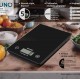 BRUNO BRN-0208 Ψηφιακή Ζυγαριά Κουζίνας 1gr/5kg "Scale in Black"
