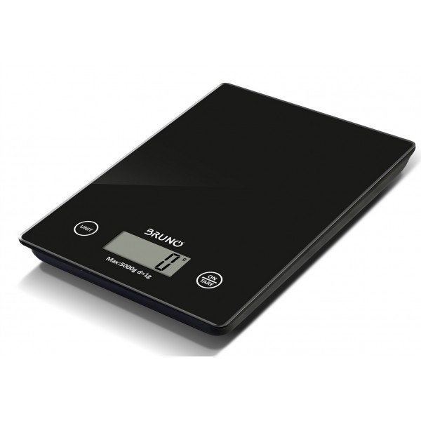 BRUNO BRN-0208 Ψηφιακή Ζυγαριά Κουζίνας 1gr/5kg "Scale in Black" - BRUNO