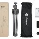 FOTOPRO τρίποδο φωτογράφισης S3 Lite, πτυσσόμενο έως 127cm, έως 2.5kg, γκρι