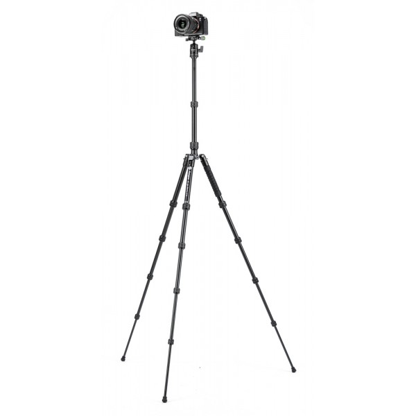 FOTOPRO τρίποδο φωτογράφισης X-go Gecko E2, πτυσσόμενο έως 146.1cm, έως 8kg, μαύρο - Εξοπλισμός Φωτογράφισης