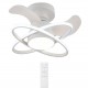 POWERTECH ανεμιστήρας οροφής HLL-0177 με LED φως, 96W, Φ60x28cm, λευκός