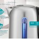 BRUNO BRN-0213 Βραστήρας νερού ανοξείδωτος 1.7L 2200W, Inox