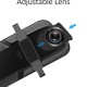 POWERTECH καθρέφτης αυτοκινήτου με κάμερες PT-1330, μπροστινή/οπισθοπορείας, 9.66" οθόνη, 1080p