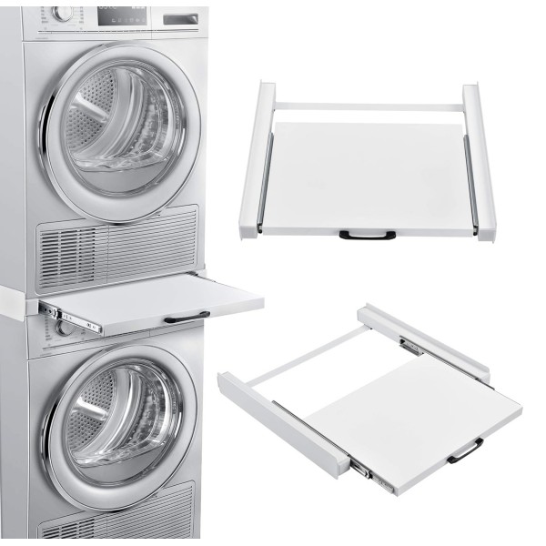 HOME USE συνδετικό πλυντηρίου/στεγνωτηρίου HUH-0194 με συρτάρι, 60x54x7.5cm - Οργάνωση Χώρου