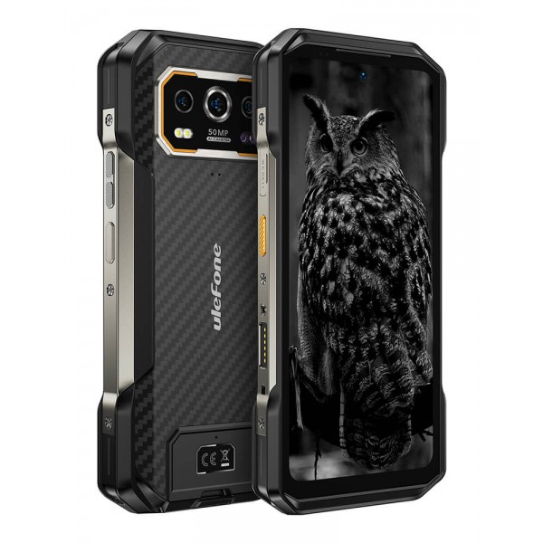 ULEFONE smartphone Armor 27, 6.78", 12/256GB, 10600mAh, IP68/IP69K, μαύρο - Smartphones