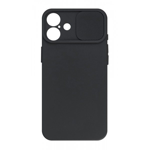 POWERTECH θήκη Camshield Soft MOB-1989 για iPhone 16 Plus, μαύρη - Powertech