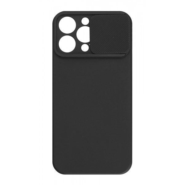 POWERTECH θήκη Camshield Soft MOB-1991 για iPhone 16 Pro Max, μαύρη - Powertech