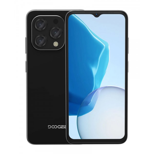 DOOGEE smartphone N55, 6.56", 4/128GB, 5150mAh, μαύρο - Smartphones