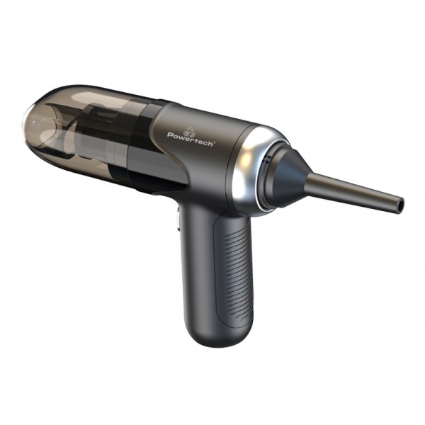 POWERTECH 2 σε 1 σκουπάκι χειρός & air duster PT-1315, 60W, 4000mAh, μαύρο - Μηχανήματα - Πολύμετρα
