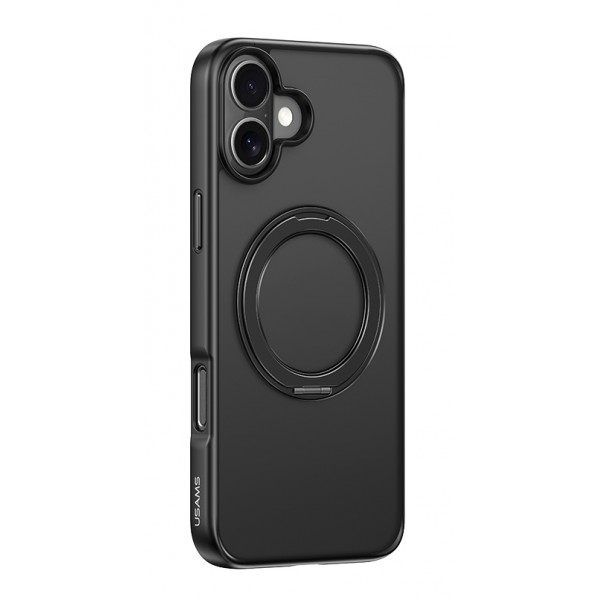 USAMS θήκη GZ US-BH895 για iPhone 16 Plus, διάφανη/μαύρη - USAMS