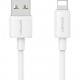 USAMS καλώδιο Lightning σε USB US-SJ709, 2.4A, 480Mbps, 1m, λευκό