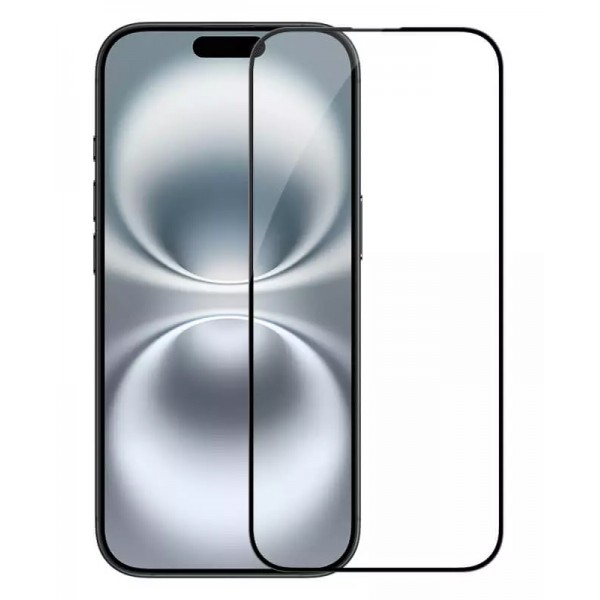 POWERTECH tempered glass 5D TGC-0713 για iPhone 16 Plus, full glue - Tempered Glass