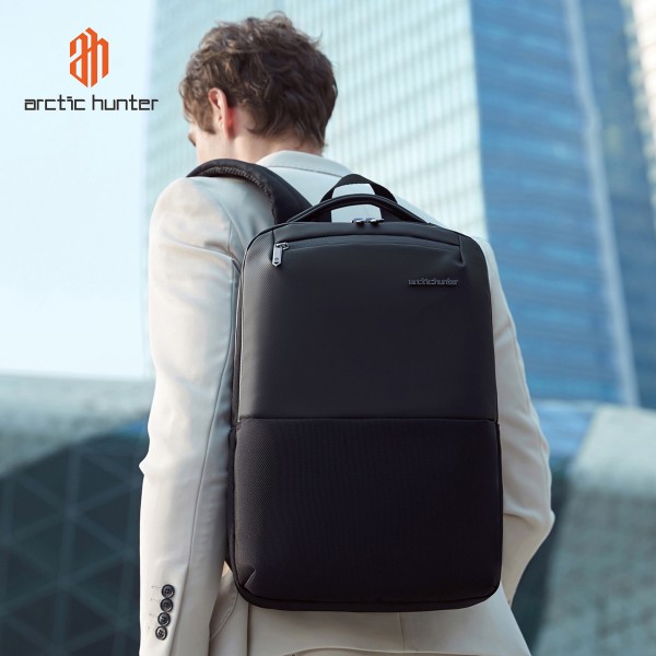 ARCTIC HUNTER τσάντα πλάτης B00681 με θήκη laptop 15.6", 11L, μαύρη - Τσάντες - Πορτοφόλια
