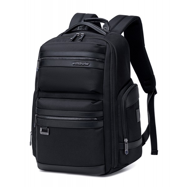 ARCTIC HUNTER τσάντα πλάτης B00682 με θήκη laptop 15.6", USB, λουκέτο TSA, 23.5L, μαύρη - Τσάντες - Πορτοφόλια
