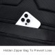 ARCTIC HUNTER τσάντα πλάτης B00671 με θήκη laptop 15.6", 16L, μαύρη