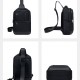 ARCTIC HUNTER τσάντα Crossbody XB00678, 2.4L, μαύρη