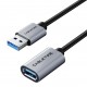CABLETIME καλώδιο προέκτασης USB CT-AMAF1, 5Gbps, 3m, μαύρο