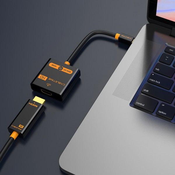 CABLETIME αντάπτορας mini DisplayPort σε HDMI CT-AV589-02G, 1080p, μαύρος - Σύγκριση Προϊόντων