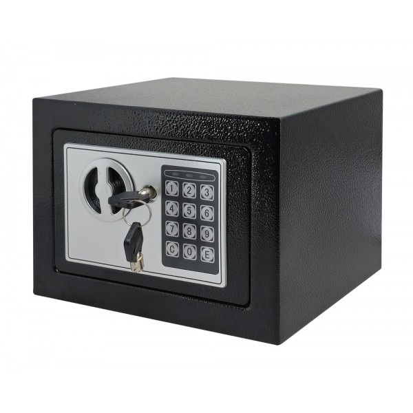 POWERTECH χρηματοκιβώτιο ασφαλείας PT-1342, ψηφιακό κλείδωμα, 23x17x17cm, 2.18kg