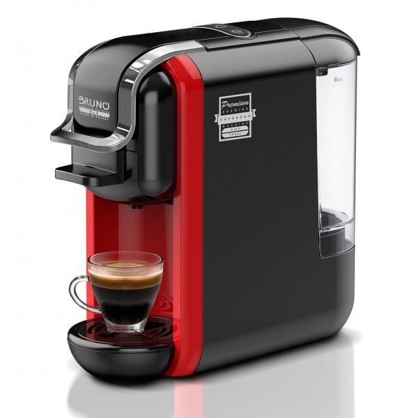 BRUNO BRN-0214 Καφετιέρα espresso 3 σε 1 Hot & Cold 1450W, 19 bar, μαύρη - BRUNO