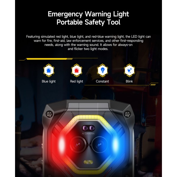 ULEFONE smartphone Armor Mini 20, 4.7", 8/256GB, 4G, 6200mAh, IP68/IP69K, μαύρο