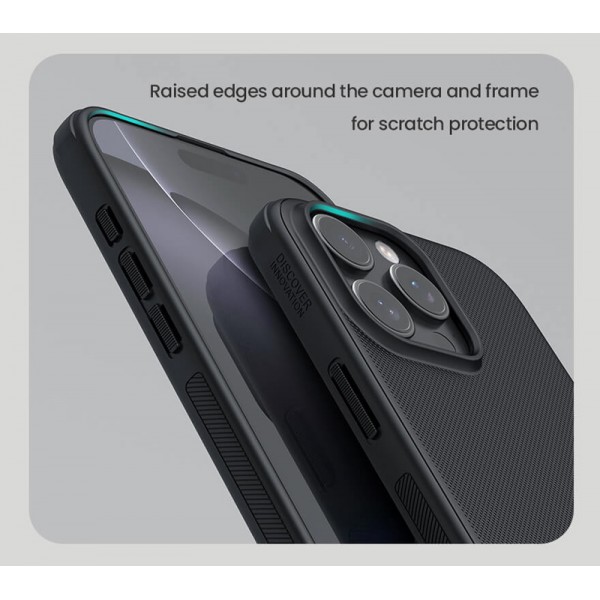 NILLKIN θήκη Super Frosted Shield Pro Magnetic για iPhone 16 Pro, μπλε