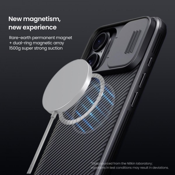 NILLKIN θήκη CamShield Pro Magnetic για iPhone 16 Plus, μαύρη