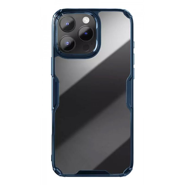 NILLKIN θήκη Nature TPU Pro για iPhone 16 Pro, διάφανη-μπλε - NILLKIN