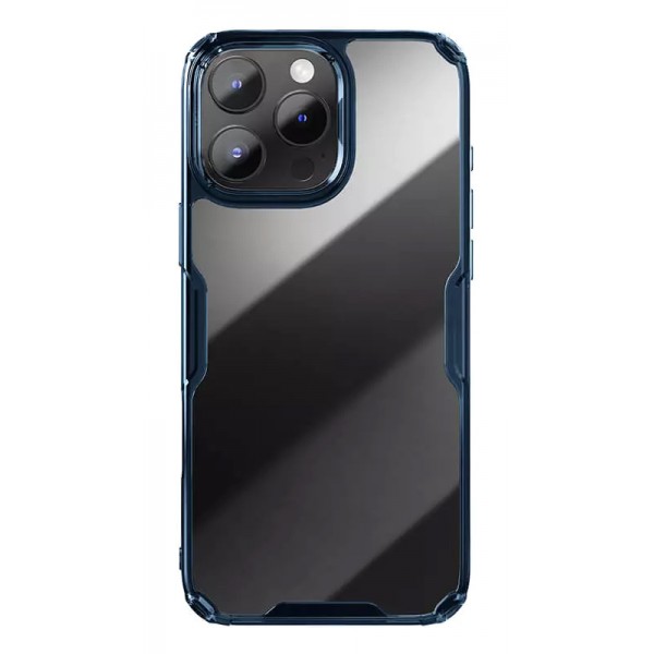 NILLKIN θήκη Nature TPU Pro για iPhone 16 Pro Max, διάφανη-μπλε - NILLKIN