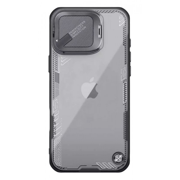 NILLKIN θήκη Iceblade Prop για iPhone 16 Pro, διάφανη-μαύρη - NILLKIN