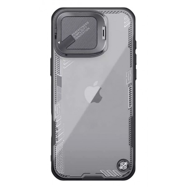 NILLKIN θήκη Iceblade Prop για iPhone 16 Pro Max, διάφανη-μαύρη - NILLKIN