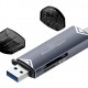 POWERTECH card reader PT-1343 για SD & micro SD, USB 3.2, 5Gbps, γκρι