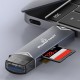 POWERTECH card reader PT-1343 για SD & micro SD, USB 3.2, 5Gbps, γκρι