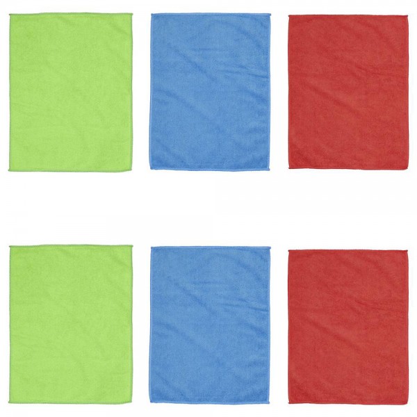 PROPLUS σετ πανάκια μικροϊνών 150275, 30x40cm, διάφορα χρώματα, 6τμχ