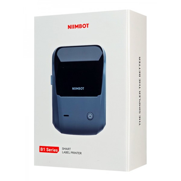 NIIMBOT smart θερμικός εκτυπωτής ετικετών B1, 203dpi, Bluetooth, μπλε