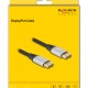 DELOCK καλώδιο DisplayPort 2.1 80634, 16K/60Hz, 40 Gbps, 2m, μαύρο DELOCK καλώδιο DisplayPort 2.1 80634, 16K/60Hz, 40 Gbps, 2m, μαύρο