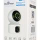 POWERTECH smart κάμερα PT-1338, 2MP, dual lens, WiFi, PTZ, SD