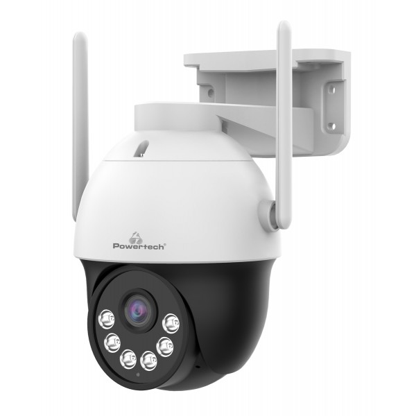 POWERTECH smart κάμερα PT-1339, 3MP, WiFi, PTZ, SD - Smart Κάμερες