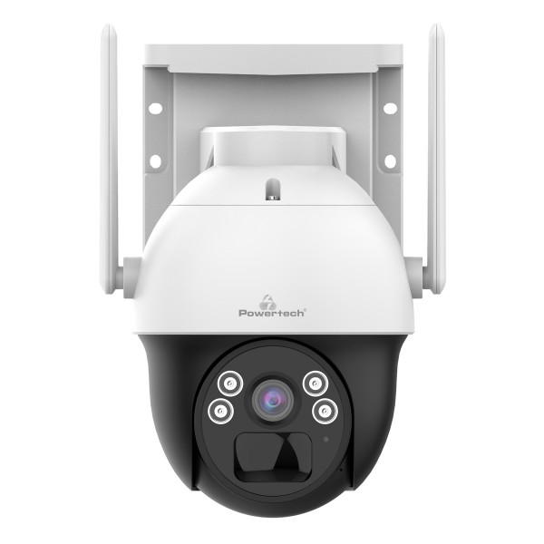 POWERTECH smart ηλιακή κάμερα PT-1336, 4MP, 4G, PTZ, SD, IP66 - Smart Κάμερες
