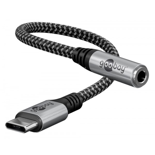 GOOBAY αντάπτορας USB-C σε 3.5mm 74056, γκρι - GOOBAY