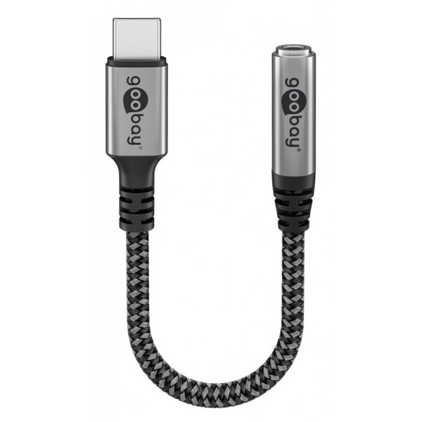 GOOBAY αντάπτορας USB-C σε 3.5mm 74056, γκρι