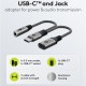 GOOBAY αντάπτορας USB-C σε 3.5mm & USB-C 74524, 60W, 480Mbps, γκρι