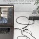 GOOBAY αντάπτορας USB-C σε 3.5mm & USB-C 74524, 60W, 480Mbps, γκρι